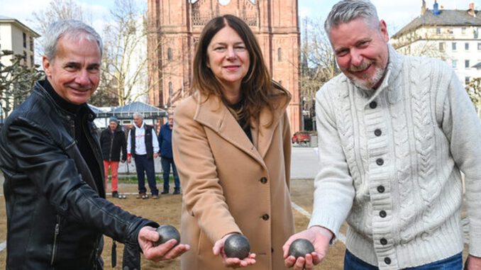 Bouleplatz am Luisenplatz nach Winterpause wieder geöffnet