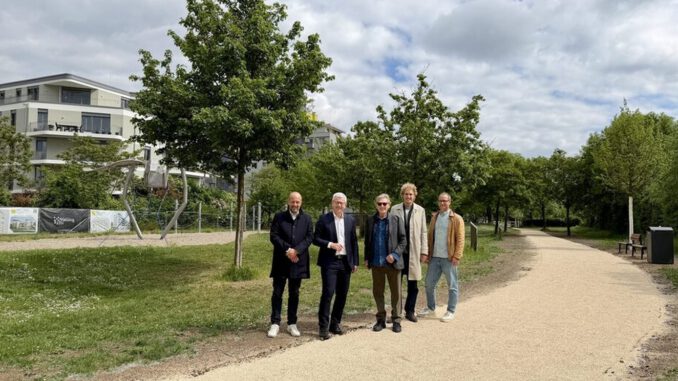 Neue Fuß und Radwege in Kastel schaffen direkte Verbindung zur Rheinpromenade